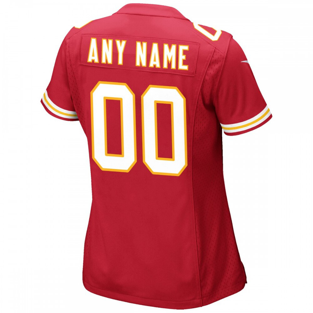 Kansas City Chiefs Nike Women's Custom Game Jersey - Red-Profan Arena